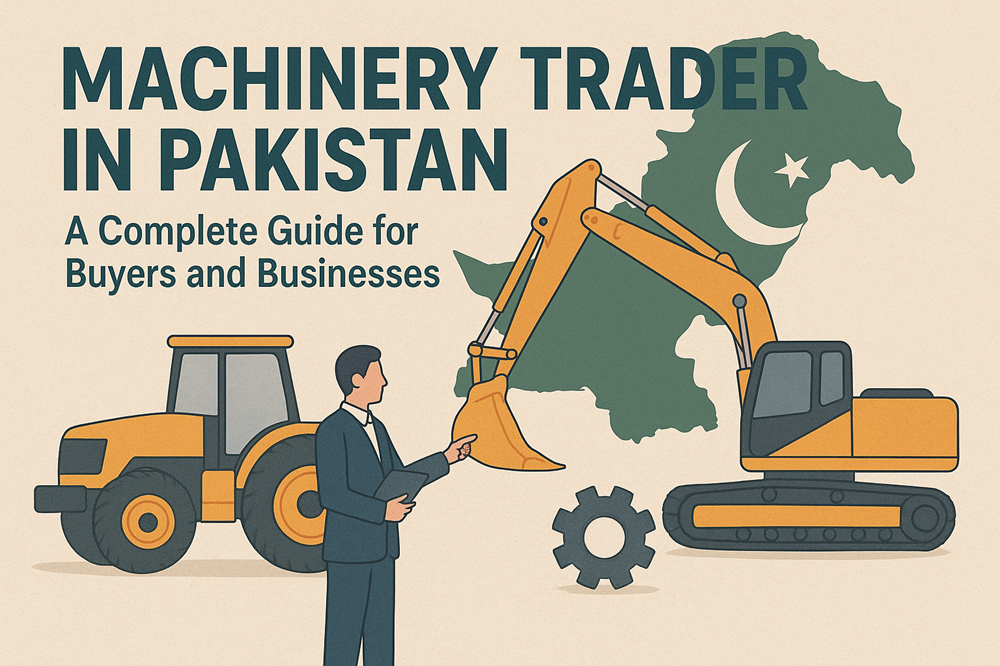 Machinery Trader in Pakistan – A Complete Guide for Buyers and Businesses