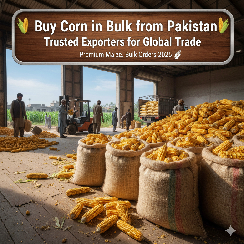 Buy Corn in Bulk from Pakistan – Trusted Exporters for Global Trade