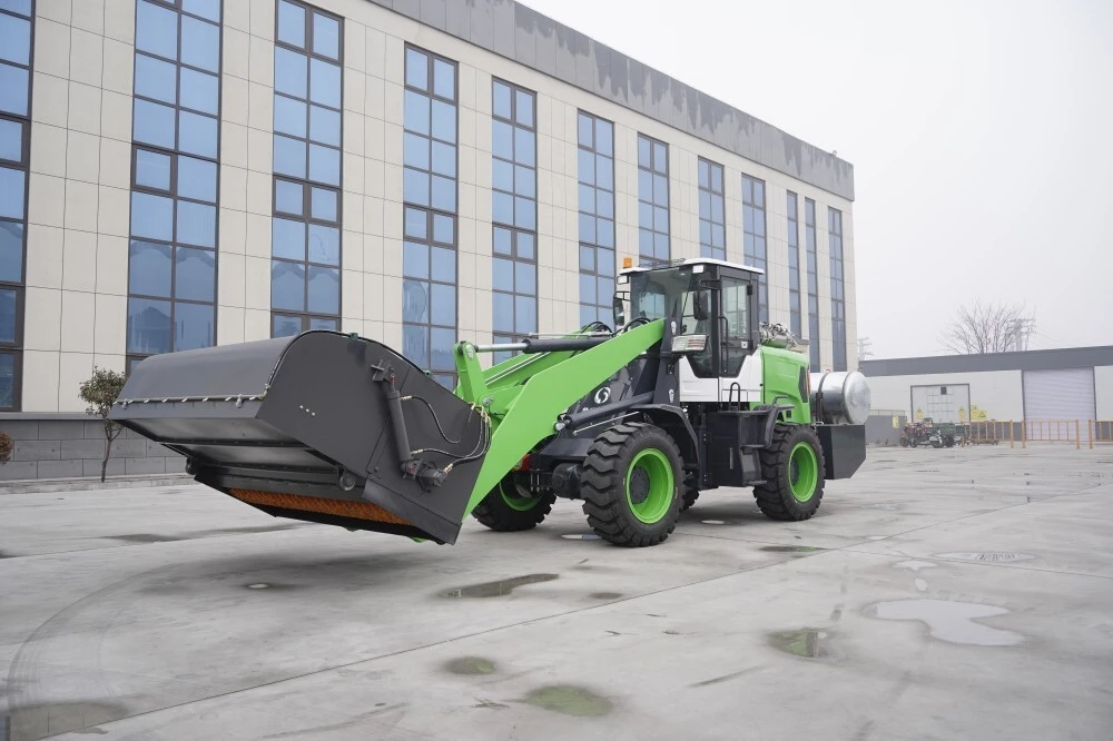 U & Me Traders in Pakistan: Green Wheel Loader with Black Bucket 