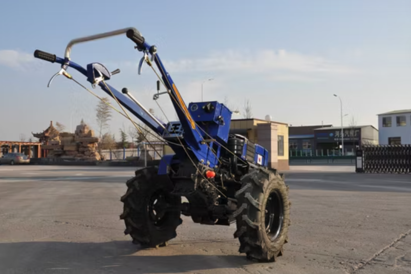 WL 121 Walking Tractor Pulling Trailer – Powerful Hoeing Machine by U & Me Traders