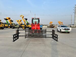 LY 942 loader with silage fork extension